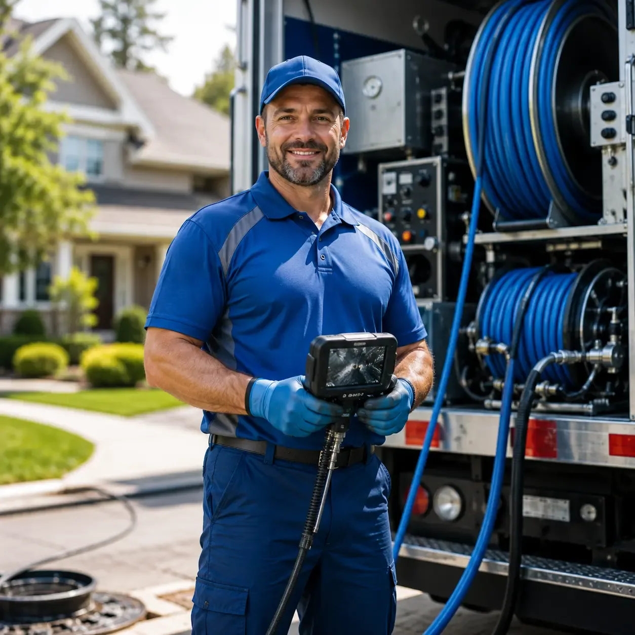 Local outdoor drain cleaning specialists in Evansville, IL